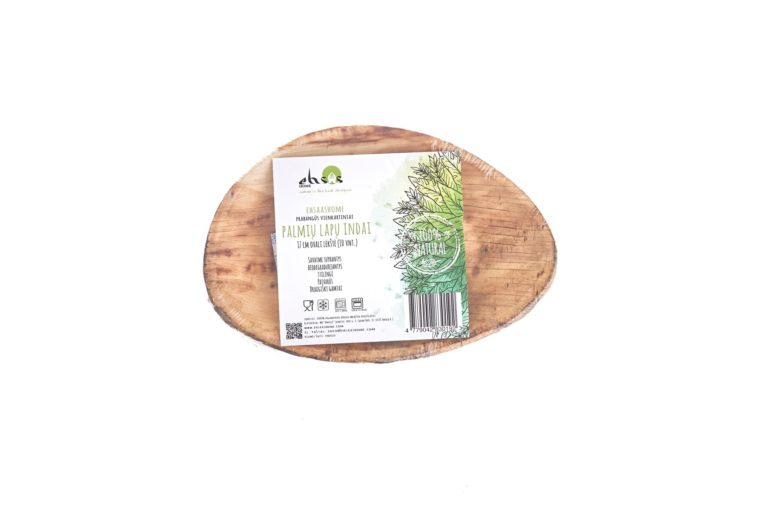 17 cm oval plate Ehsaashome disposable natural palm leaf plates