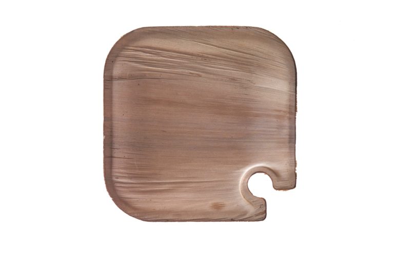 21 cm square wine plate Ehsaashome disposable natural palm leaf plates